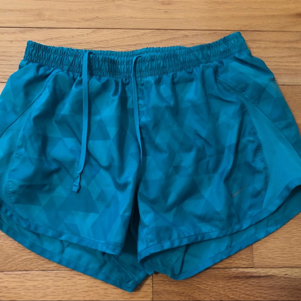 Nike blue running shorts